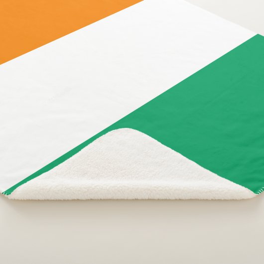 Flagge von Côte d'Ivoire Sherpadecke (3/4)
