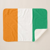 Flagge von Côte d'Ivoire Sherpadecke (Vorderseite (Horizontal))