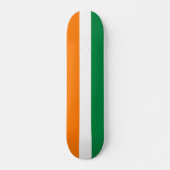 Flagge von Côte d'Ivoire Skateboard (Vorne)