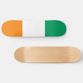 Flagge von Côte d'Ivoire Skateboard (Horizontal)