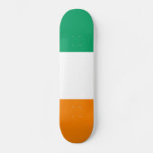 Flagge von Côte d'Ivoire Skateboard (Vorderseite)