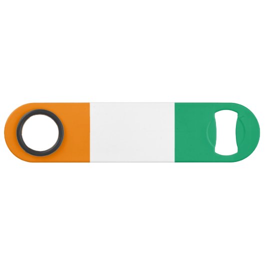 Flagge von Côte d'Ivoire Speed Flaschenöffner (Vorderseite (Horizontal))