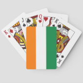 Flagge von Côte d'Ivoire Spielkarten (Rückseite)