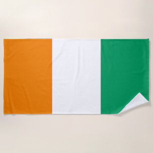 Flagge von Côte d'Ivoire Strandtuch