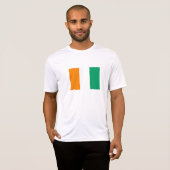 Flagge von Côte d'Ivoire T-Shirt (Vorne ganz)