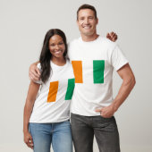 Flagge von Côte d'Ivoire T-Shirt (Unisex)