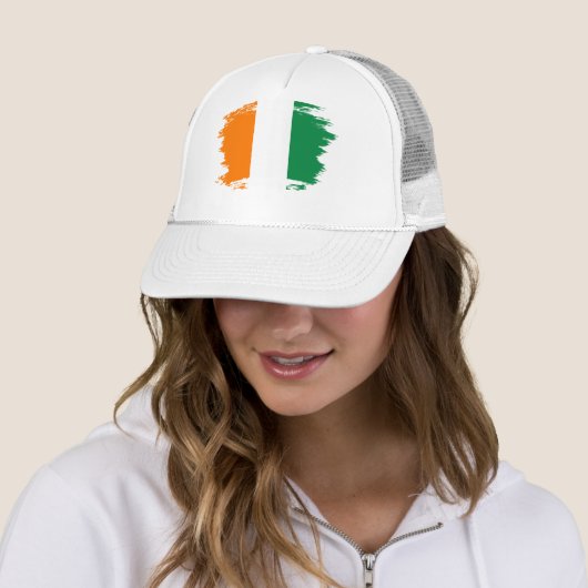 Flagge von Côte d'Ivoire Truckerkappe (Beispiel)