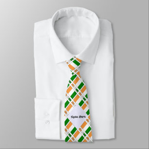 Flagge von Côte D'Ivoire und Elfenbeinküste Krawatte