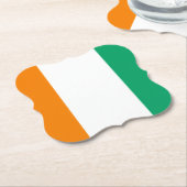 Flagge von Côte d'Ivoire Untersetzer (angewinkelt)