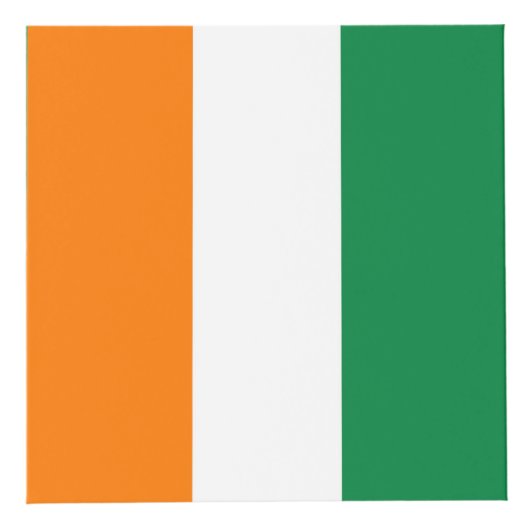 Flagge von Côte d'Ivoire Würfel (Rechts)