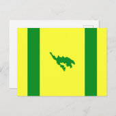Flagge von Culebra, Puerto Rico Postkarte (Vorne/Hinten)