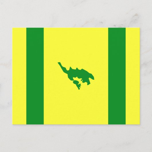Flagge von Culebra, Puerto Rico Postkarte (Vorderseite)