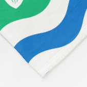 Flagge von Cumberland Fleece Blanket (Ecke)