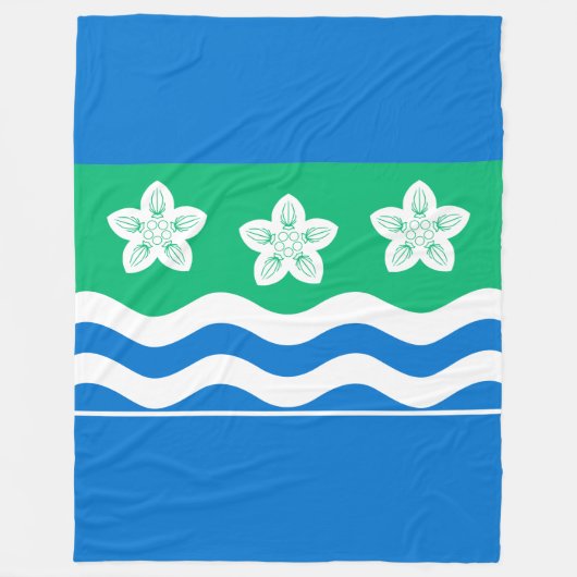 Flagge von Cumberland Fleece Blanket (Vorderseite)