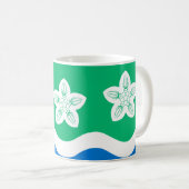 Flagge von Cumberland Kaffeetasse (VorderseiteRechts)