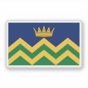 Flagge von Cumbria (ab 2025) Aufkleber