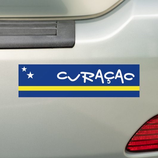 Flagge von Curaçao Autoaufkleber (Auf Auto)