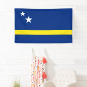 Flagge von Curaçao Banner (Insitu)
