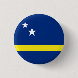 Flagge von Curacao Button