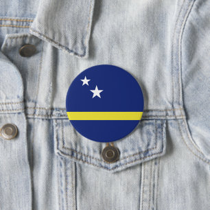 Flagge von Curaçao Button
