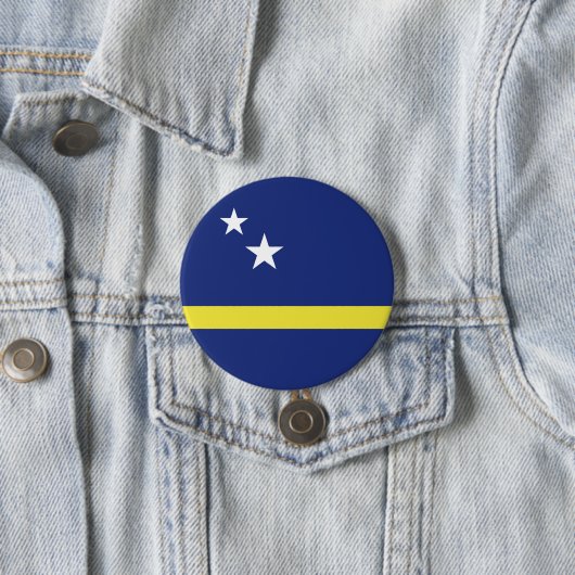 Flagge von Curaçao Button (Beispiel)