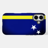 Flagge von Curaçao Case-Mate iPhone Hülle (Rückseite (Horizontal))