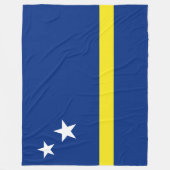 Flagge von Curaçao Fleecedecke (Vorderseite)