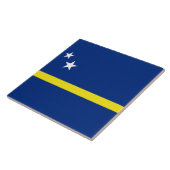 Flagge von Curaçao Fliese (Seite)