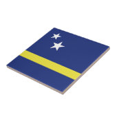 Flagge von Curaçao Fliese (Seite)
