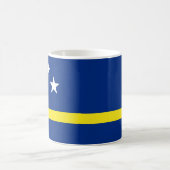 Flagge von Curaçao Kaffeetasse (Mittel)