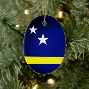 Flagge von Curaçao Keramik Ornament