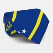 Flagge von Curaçao Krawatte (Gerollt)