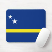 Flagge von Curaçao Mousepad (Mit Mouse)