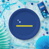 Flagge von Curaçao Pappteller (Party)