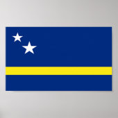 Flagge von Curacao Poster (Vorne)