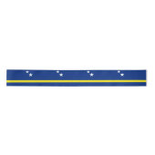 Flagge von Curaçao Satinband (Vorderseite)