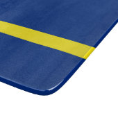 Flagge von Curaçao Schneidebrett (Ecke)