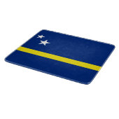 Flagge von Curaçao Schneidebrett (Ecke)