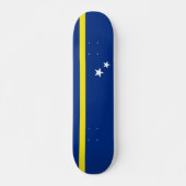 Flagge von Curaçao Skateboard (Vorne)