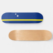 Flagge von Curaçao Skateboard (Horizontal)