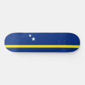Flagge von Curaçao Skateboard (Horizontal)