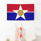 Flagge von Dallas (Texas) Banner (Insitu)