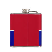 Flagge von Dallas, Texas Flask Flachmann (Rückseite)