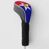 Flagge von Dallas, Texas Golf Headcover (angewinkelt)