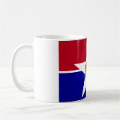 Flagge von Dallas (Texas) Kaffeetasse (Links)