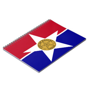 Flagge von Dallas (Texas) Notizblock