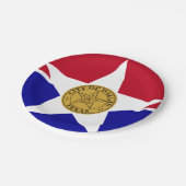 Flagge von Dallas, Texas Paper Teller (Schrägansicht)