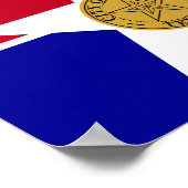 Flagge von Dallas, Texas Poster (Ecke)