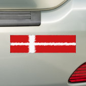 Flagge von Dänemark Autoaufkleber (Auf Auto)