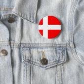 Flagge von Dänemark Button (Beispiel)
